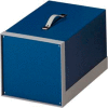 Bud BB-1809-RB Showcase Small Cabinet Royal Blue Texture 15"W x 11.06"D x 9.93" H