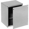 Bud Cu-1124 Steel Utility Cabinet 7" W X 6" D X 12" H Metallic Gray - Min Qty 2