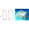 Bud Cu-4124 Econobox Die Cast Al Enclosure With Mb 4.37" L X 2.37" W X 1.21" H Natural - Min Qty 6