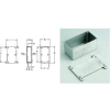 Bud Cu-5475 Econobox Die Cast Al Enclosure w/ Mb Cover 4.75" L X 4.75" W X 3.75" H Natural-Min Qty 5