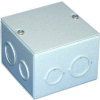 Bud Jb-3955 Nema 1 Sheet Metal Junction Box With Lift-Off Screw Cover 6" W X 4" D X 6" H - Min Qty 8