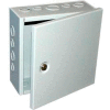 Bud Jbh-4959-Ko Nema 1 Sheet Metal Box With Hinged Cover And Knockouts 8" W X 6" D X 10" H-Min Qty 4