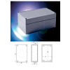 Bud Pnr-2602-Dg Nema 4x-Pnr Series Box 4.72" L X 3.15" W X 2.17" H Dark Gray Body And Cvr.-Min Qty 9