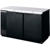 Solid Door Back Bar Refrigerator 23" Base BB Series, 48"W - BB48HC-1-S
