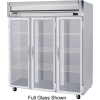 Reach-in Freezer Horizon Series Glass & Half-Glass Doors, 78"W - HF3HC-5HG