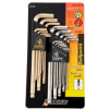 Bondhus 20399 GoldGuard/BriteGuard Plated Balldriver L-Wrench, Double Pack