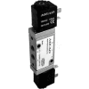 Bimba-Mead Air Valve LTV-120DD-12VDC, 5 Port, 2 Pos, Dbl Solenoid, 1/8" NPTF Port, 12VDC