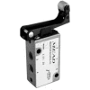 Bimba-Mead Air Valve LTV-20, 5 Port, 2 Pos, Mechanical, 1/8" NPTF Port, One-Way Roller Leaf Actr