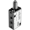 Bimba-Mead Air Valve LTV-45, 5 Port, 2 Pos, Mechanical, 1/8" NPTF Port, Straight Plunger Actr