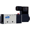 Bimba-Mead Pilot Solenoid Valve M4V310-08-24VAC, 5 Port, 2 Pos, Single, 1/4" NPT, 24VAC, Cv=1.4