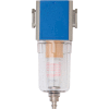 Bimba-Mead, Filter, MGF200-08-S, 1/4" NPT Ports, Semi-Automatic Drain, Polycarbonate Bowl
