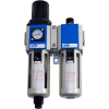Bimba-Mead FRL Combination MGFC300-08, Auto Drain, Polycarbonate Bowl W/Metal Bowl Guard, 1/4" NPT