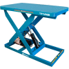 Bishamon® OPTIMUS Hand Control Power Scissor Lift Table, 48 x 28", 2000 Lb. Cap.