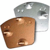 WerkMaster™ Specialty Surface Prep, 002-1164-01, Plug 'N Go™ MED Tri-Bit Pad CCW, 1 Pack