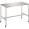 Blickman 7839SS Sawyer Instrument Table with H-Brace, 30"L x 16"W x 34"H