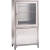 Blickman 7953SS Kay Stainless Steel Freestanding Medical Storage Cabinet
