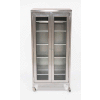 Blickman 7971SS-1 Paul Instrument and Supply Cabinet, 5 Stainless Shelves, 47-5/8"W x16"D x 79-1/4"H