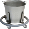 Blickman 7766SS 13-Quart Lenox Stainless Steel Kick Bucket with Frame