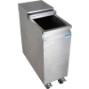BK Resources BK-MIB-2411 Stainless Steel Mobile Ice Bin, 24"W x 11"D x 29"H