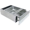 BK Resources BKDWR-2015-ASSY-SS - Stainless Steel Drawer - Removable Stainless Insert - 15 x 20