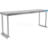 BK Resources BK-OSS-1248 18 Ga. Single Overshelf - 304 Stainless Steel 48 x 12