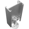 2-Way Straight Connector with Adj. Leg For Office Partition Panels