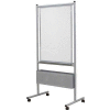 Balt® Nest Easel - Silver Frame with Porcelain Steel Markerboard