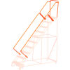 CAL-OSHA 42&quot; Handrail Kit for 10 to 15 Steps - Orange - CAL-O-10-15 STEPS