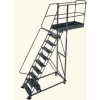 Ballymore 10 Step Steel Cantilever Ladder -35" Overhang, Serrated Tread - CL-10-35-S