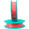 03-2500 Red Colored Paper/Plastic Standard Twist Tie Ribbon - 2500 ft. per Spool