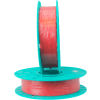 Tach-It Paper/Plastic Standard Twist Tie Ribbons, 2500'L x 5/32&quot;W, Red