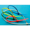 8 inch Long x 40 Lb Tensile Strength Cable Tie Orange Color UL Recognized - 1000 Pack