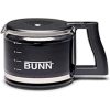 Bunn 06100.0103 - Easy Pour® Coffee Stainless Steel Bottom Decanters, 64 oz, Regular, 3 Pack