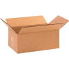 Global Industrial™ Cardboard Corrugated Boxes, 10"L x 6"W x 4"H, Kraft - Pkg Qty 25