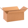 Global Industrial™ Long Cardboard Corrugated Boxes, 11"L x 6"W x 4"H, Kraft - Pkg Qty 25