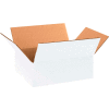Cardboard Corrugated Boxes 11-1/4" x 8-3/4" x 4" 200#/ECT-32, White - Pkg Qty 25