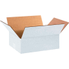 Global Industrial™ Cardboard Corrugated Boxes, 12"L x 9"W x 4"H, White - Pkg Qty 25
