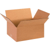 Cardboard Corrugated Boxes 13" x 10" x 6" 200#/ECT-32 - Pkg Qty 25