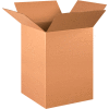 Global Industrial Tall Cardboard Corrugated Boxes, 15"L x 15"W x 24"H, Kraft - Pkg Qty 20