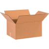 Global Industrial™ Cardboard Corrugated Boxes, 16"L x 12"W x 8"H, Kraft - Pkg Qty 25