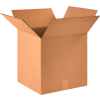Global Industrial Cube Cardboard Corrugated Boxes, 16"L x 16"W x 16"H, Kraft - Pkg Qty 25
