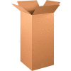 Global Industrial™ Tall Cardboard Corrugated Boxes, 16"L x 16"W x 36"H, Kraft - Pkg Qty 20