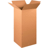 Global Industrial Tall Cardboard Corrugated Boxes, 16"L x 16"W x 36"H, Kraft - Pkg Qty 20