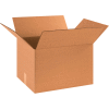 Global Industrial™ Cardboard Corrugated Boxes, 18"L x 14"W x 12"H, Kraft - Pkg Qty 25