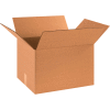 Global Industrial Cardboard Corrugated Boxes, 18"L x 14"W x 12"H, Kraft - Pkg Qty 25