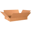 Flat Cardboard Corrugated Boxes 19" x 12" x 3" 200#/ECT-32 - Pkg Qty 25