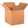 Global Industrial™ Cube Cardboard Corrugated Boxes, 20"L x 20"W x 20"H, Kraft - Pkg Qty 20