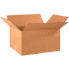 Cardboard Corrugated Boxes 21-3/8" x 15-5/8" x 9-1/2" 200#/ECT-32 - Pkg Qty 20