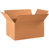 Cardboard Corrugated Boxes 22" x 14" x 10" 200#/ECT-32 - Pkg Qty 20