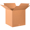 Global Industrial™ Cube Cardboard Corrugated Boxes, 24"L x 24"W x 24"H, Kraft - Pkg Qty 15